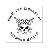 Benutzerdefiniertes Buch | Gothic Pirate Skull Permastempel (Design)