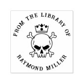 Benutzerdefiniertes Buch | Gothischer Schädel mit  Permastempel (Design)