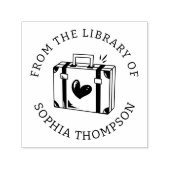 Benutzerdefiniertes Buch | Liebe Reisegepäck Permastempel (Design)