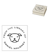 Benutzerdefiniertes Buch | Pitbull Gummistempel (Stempel)