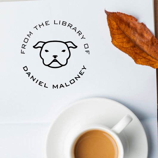 Benutzerdefiniertes Buch | Pitbull Gummistempel