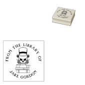 Benutzerdefiniertes Buch | Stilvolle Skull Gothic Gummistempel (Stempel)