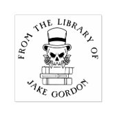 Benutzerdefiniertes Buch | Stilvolle Skull Gothic Permastempel (Design)