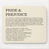 Benutzerdefiniertes Buchangebot Jane Austen Einfac Mousepad (Vorne)