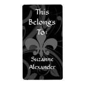 Benutzerdefiniertes Buchzeichen für Schwarz und Gr (Vorne)