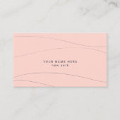 Benutzerdefiniertes Budget Moderne Abstrakt Wave B Begleitkarte (Vorderseite)