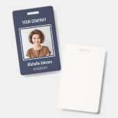 Benutzerdefiniertes Business Basic - Foto für einf Ausweis (Vorder- & Rückseite)