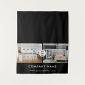 Benutzerdefiniertes Business Table Runner Banner R Wandteppich (Vorderseite)