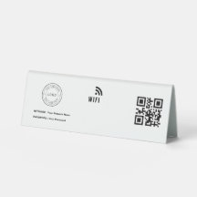 Benutzerdefiniertes Business-WiFi-Schild mit Logo