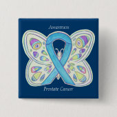 Benutzerdefiniertes Button für das blaue Bewusstse (Vorderseite)