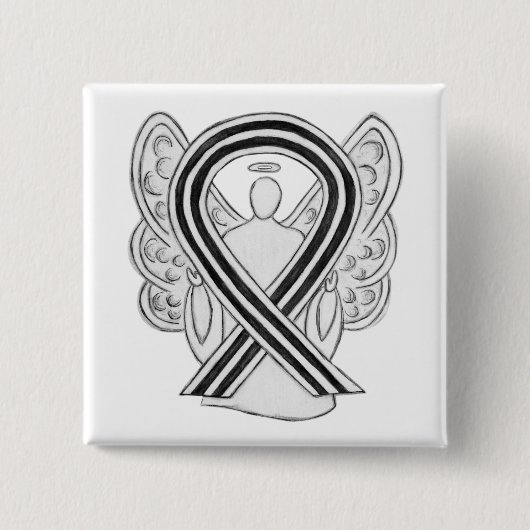 Benutzerdefiniertes Button für das Weißes und Schw (Vorderseite)