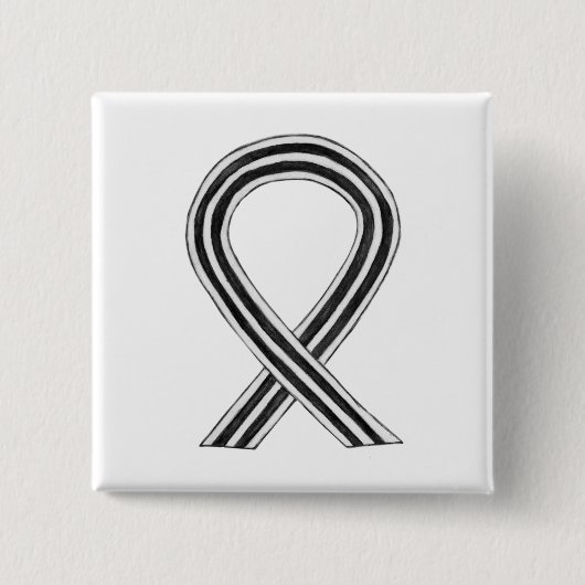 Benutzerdefiniertes Button für das Weißes und Schw (Vorderseite)