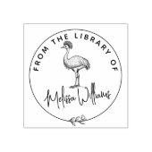 Benutzerdefiniertes Cassowary Ex Libris aus dem Bi Gummistempel (Prägung)