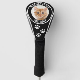 Benutzerdefiniertes Cat Foto Bester Vater Par Schw Golf Headcover