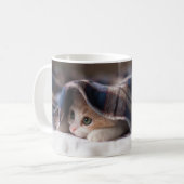 Benutzerdefiniertes Cat-Foto Kaffeetasse (Vorderseite Links)