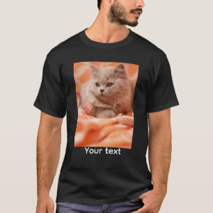 Benutzerdefiniertes Cat-Foto-Shirt T-Shirt