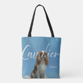 Benutzerdefiniertes Cavalier King Charles Spaniel- Tasche (Rückseite)
