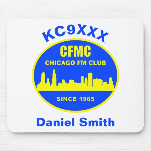 Benutzerdefiniertes CFMC-Maus-Pad mit/Callsign und Mousepad (Vorne)