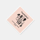 Benutzerdefiniertes Chef-Kochutensil Kochschule  Serviette (Ecke)