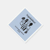 Benutzerdefiniertes Chef-Kochutensil-Kochschule  Serviette (Ecke)