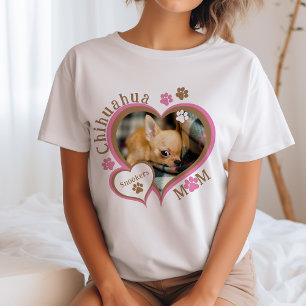 Benutzerdefiniertes Chihuahua-Mom-Foto T-Shirt
