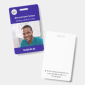 Benutzerdefiniertes chirurgisches registriertes Lo Ausweis (Front & Back)