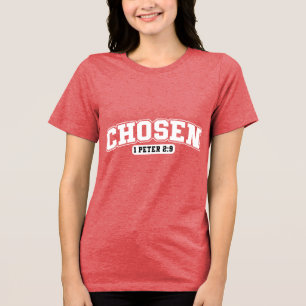 Benutzerdefiniertes Christentum Jesus Glaube Tri-Blend Shirt