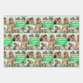 Benutzerdefiniertes Collage 8-Foto - Benutzerdefin Geschenkpapier Set (Vorderseite)