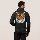 Benutzerdefiniertes cooles Bild des wilden Tigersc Hoodie (Schwarz voll)