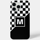 Benutzerdefiniertes Cooles Schwarz-Weiß-Markierung Case-Mate iPhone Hülle (Rückseite)