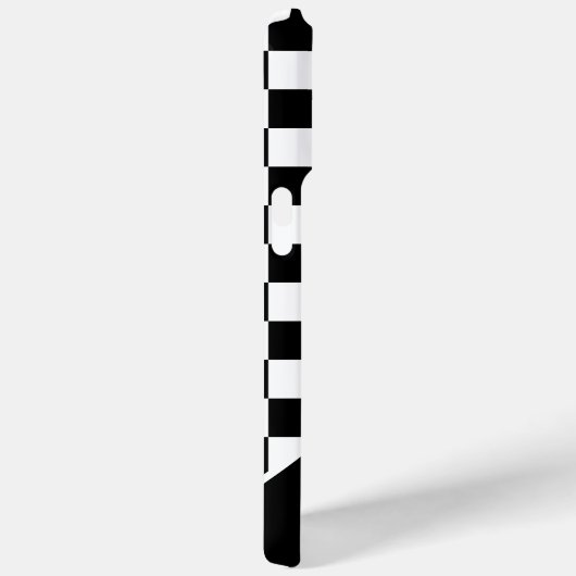 Benutzerdefiniertes Cooles Schwarz-Weiß-Markierung Case-Mate iPhone Hülle (Rückseite / Rechts)