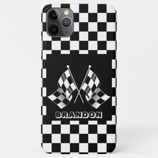 Benutzerdefiniertes Cooles Schwarz-Weiß-Markierung Case-Mate iPhone Hülle (Rückseite)