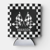 Benutzerdefiniertes Cooles Schwarz-Weiß-Markierung Dosenkühler (Vorderseite)