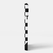 Benutzerdefiniertes Cooles Schwarz-Weiß-Markierung iPhone Hülle (Rechte Seite)