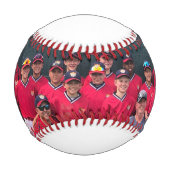 Benutzerdefiniertes Cooperstown-Baseball-Teamfoto- Baseball (Vorderseite)