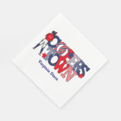 Benutzerdefiniertes Cooperstown-Baseballteam Serviette (Ecke)