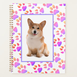 Benutzerdefiniertes Corgi-Hundefoto Planer