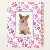 Benutzerdefiniertes Corgi-Hundefoto Planer (Rückseite)