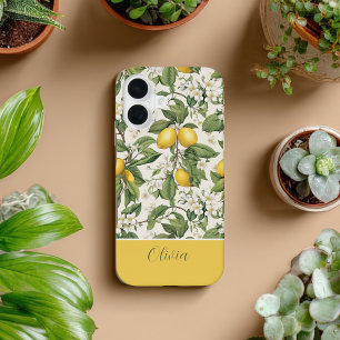 Benutzerdefiniertes Cottagecore-Design Zitronenmus iPhone 16 Hülle