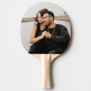 Benutzerdefiniertes Couple Foto Keepake Tischtennis Schläger