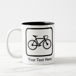 Benutzerdefiniertes Cyclin-Logo Zweifarbige Tasse