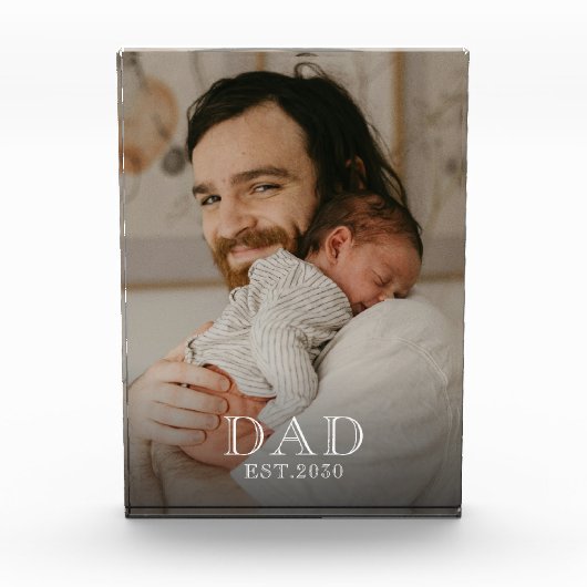 Benutzerdefiniertes Dad Established Foto (Vorderseite)
