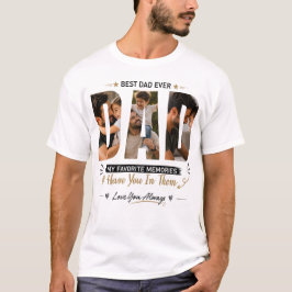 Benutzerdefiniertes Dad-Foto-Shirt – Meine Lieblin T-Shirt