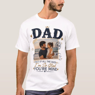 Benutzerdefiniertes Dad-Foto-T-Shirt T-Shirt