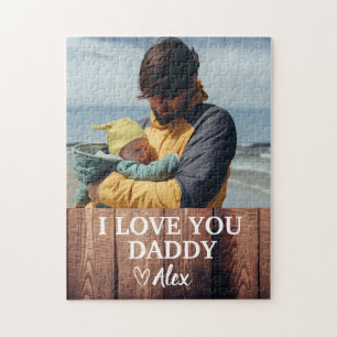 Benutzerdefiniertes Daddy-Puzzle Ich liebe dich Da Puzzle