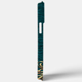 Benutzerdefiniertes Damask-Blumenmuster auf Aquama Case-Mate iPhone Hülle (Rückseite / Rechts)