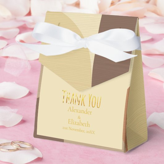 Benutzerdefiniertes Danke im Retro-Muster der Mitt Geschenkschachtel (Hochzeit)