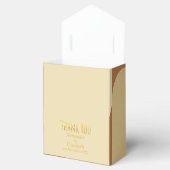 Benutzerdefiniertes Danke im Retro-Muster der Mitt Geschenkschachtel (Geöffnet)