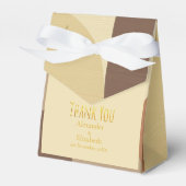 Benutzerdefiniertes Danke im Retro-Muster der Mitt Geschenkschachtel (Vorderseite)