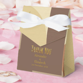 Benutzerdefiniertes Danke im Retro-Muster der Mitt Geschenkschachtel